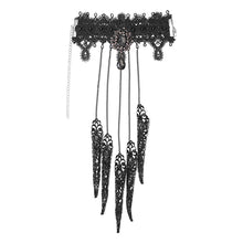 Load image into Gallery viewer, AS051 gothic sexy women lace bracelet with decoration fingerstall