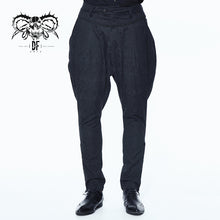 Load image into Gallery viewer, PT080 European stylish gothic jacquard oversize black breeches men trousers