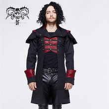 Load image into Gallery viewer, Devil fashion black and red game style men coat