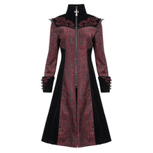 Load image into Gallery viewer, CT20502 Black and Red Jacquard Embroidered Jacket