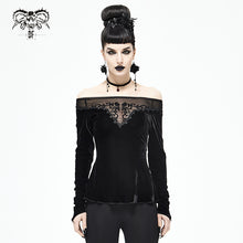 Load image into Gallery viewer, TT160 flat shoulder basic style Gothic T-shirt