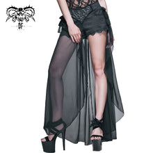 Load image into Gallery viewer, PT027 Summer party costume Gothic jacquard shorts with chiffon backswing