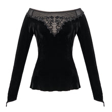 Load image into Gallery viewer, TT160 flat shoulder basic style Gothic T-shirt