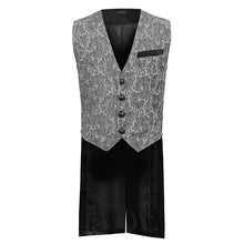 Load image into Gallery viewer, WT06901 gothic men's vest with tail