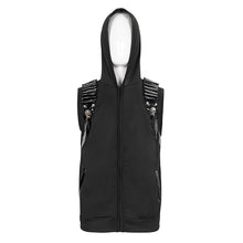 Load image into Gallery viewer, TT211 punk men bullet clip textured cardigan