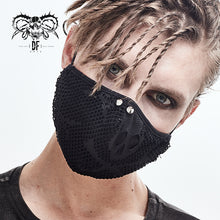 Load image into Gallery viewer, MK026 Punk skeleton printed mesh unisex nailed cotton mask