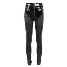 Load image into Gallery viewer, PT156 Hexagon pattern bright leather leggings