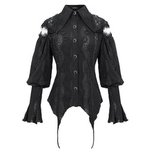 Load image into Gallery viewer, ESHT009 Wave striped hollow out blouse