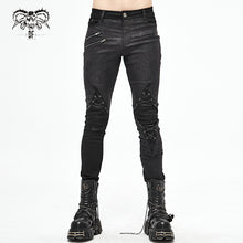 Load image into Gallery viewer, PT137 Punk glued fake two pieces men trousers