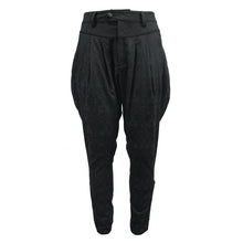 Load image into Gallery viewer, PT080 European stylish gothic jacquard oversize black breeches men trousers