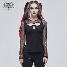 Load image into Gallery viewer, TT183 Deep V Basic style Punk T-shirt