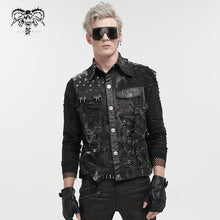Load image into Gallery viewer, WT072 Punk tie-dye hand-painted decadent vest