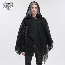 Load image into Gallery viewer, CA033 punk mesh asymmetric shawl