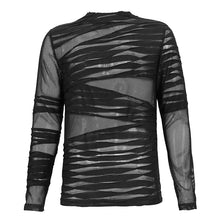 Load image into Gallery viewer, TT174 Men bandage effect knitted T-shirt