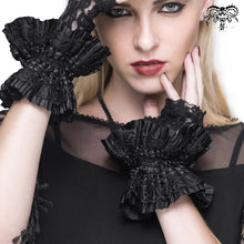 Load image into Gallery viewer, GE007 Gothic sexy women rose lace short gloves