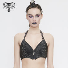 Load image into Gallery viewer, WT060 Snakeskin pattern Breast wrapped sling top