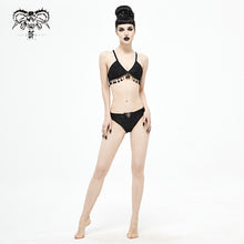 Load image into Gallery viewer, SST014 Tassel Gothic Swimsuit Set