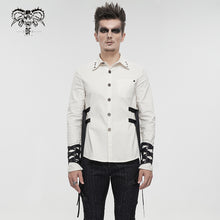 Load image into Gallery viewer, SHT08402 white Everyday Punk Long Sleeve Shirt