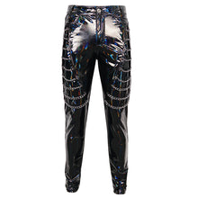 Load image into Gallery viewer, PT197 Punk Dream Color patent leather men's trousers