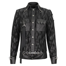 Load image into Gallery viewer, CT201 Similar to Hand Painted Asymmetric Punk Jacket