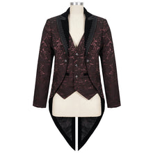 Load image into Gallery viewer, CT19102 red fake two-piece gothic tuxedo