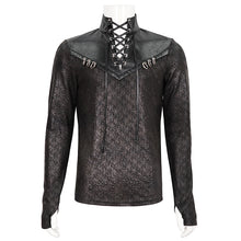 Load image into Gallery viewer, TT228 Stand collar rubberized men's T-shirt