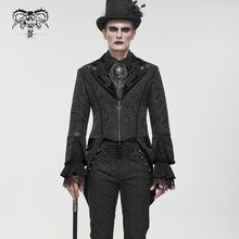 Load image into Gallery viewer, CT192 Gothic pattern swallowtail coat