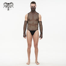 Load image into Gallery viewer, SX01301 Mesh sexy one piece men bodysuit