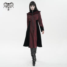 Load image into Gallery viewer, CT20502 Black and Red Jacquard Embroidered Jacket