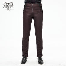 Load image into Gallery viewer, PT13902 wine Gothic wedding men trousers