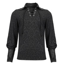 Load image into Gallery viewer, SHT089 Rubberized pattern knitted pullover shirt