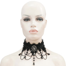 Load image into Gallery viewer, EAS008 Spider web-shaped gothic chocker