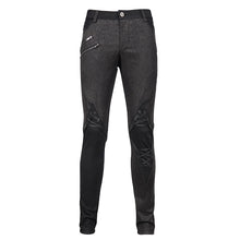 Load image into Gallery viewer, PT137 Punk glued fake two pieces men trousers