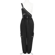 Load image into Gallery viewer, PT182 Diablo daily half suspenders women cargo pants
