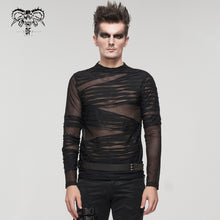 Load image into Gallery viewer, TT174 Men bandage effect knitted T-shirt