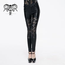Load image into Gallery viewer, PT065 Gothic daily life sexy women leather leggings