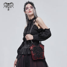 Load image into Gallery viewer, AS09502 red Gothic chain shoulder bag