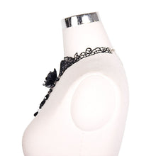 Load image into Gallery viewer, AS002 Devil fashion accessory sexy ladies gothic rose beads pendant lace necklace