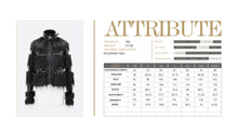 Load image into Gallery viewer, CT128 Devil fashion new style punk fur short cotton jacket for women