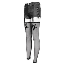 Load image into Gallery viewer, PT162 Pentagram stockings punk pants