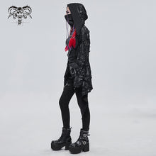 Load image into Gallery viewer, CT184 Diablo Tattered Hooded Knit Jacket