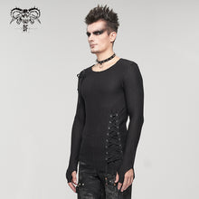 Load image into Gallery viewer, TT177 Coarse mesh asymmetric men T-shirt
