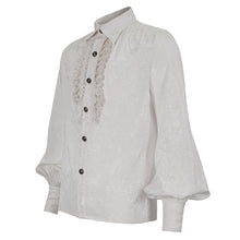 Load image into Gallery viewer, SHT08202 white Everyday Gothic Long Sleeve Shirt