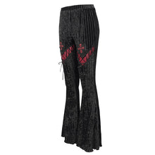 Load image into Gallery viewer, PT149 Striped flocked flared pants