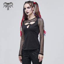 Load image into Gallery viewer, TT183 Deep V Basic style Punk T-shirt