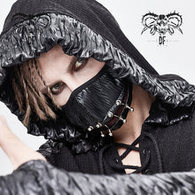 Load image into Gallery viewer, MK039 Punk rock Demonic Rift metal bright pleated men mask