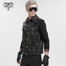 Load image into Gallery viewer, WT072 Punk tie-dye hand-painted decadent vest