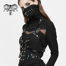 Load image into Gallery viewer, AS071 dream color punk fantasy leather slim women halterneck body harness