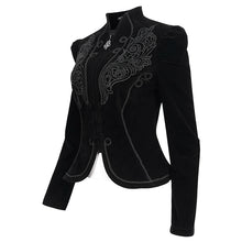 Load image into Gallery viewer, CT19301 women black gothic short jacket