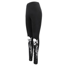 Load image into Gallery viewer, PT136 Punk skull-wing printed leggings